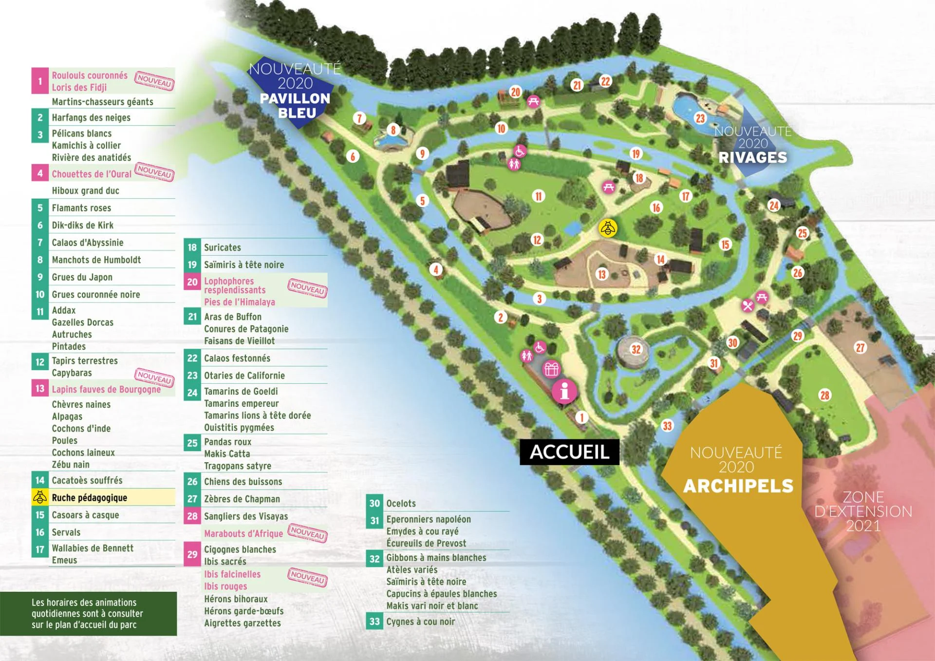 Amiens plan zoo amiens
