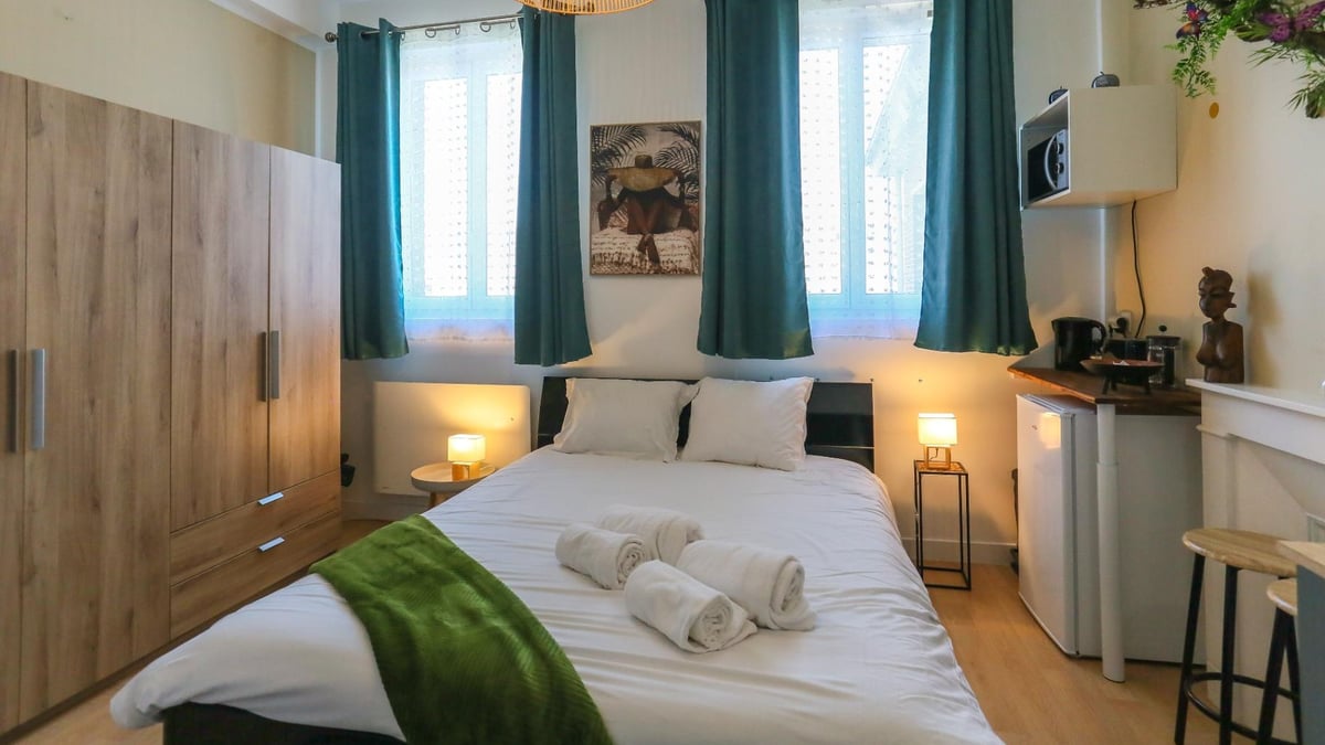 Seconde chambre de l'appartement Saïgon à Amiens